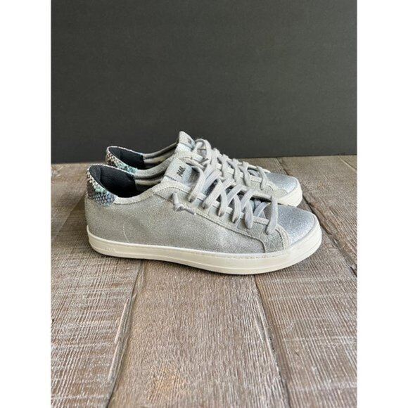 NWOB P448 Women's Johnny-W Sneaker, Glitter Ice SIZE 39 - Picture 3 of 9